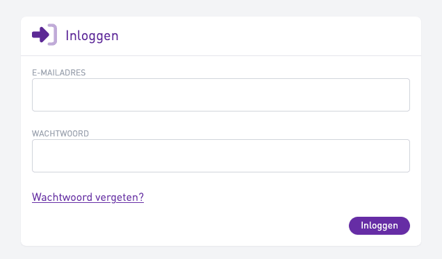 Schermafbeelding van email.mijndomein.nl. Het inlogscherm van de webmail