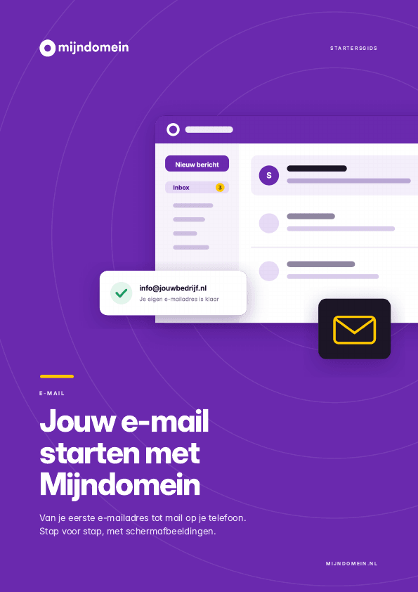 Omslag van de gids E-mail